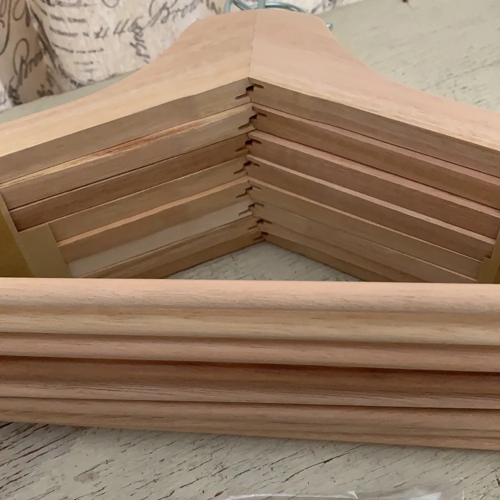 8 wooden closet clothing hangers IKEA BUMERANG + free catalogue last issue NEW